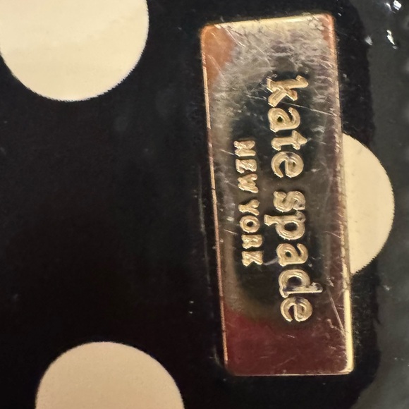 Kate Spade Black and Cream Polka Dot Wallet - Picture 12 of 12
